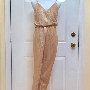 Gold Lamé Jump Suit